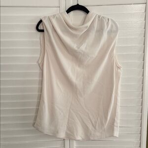 Aritzia Drape Neck Shell Top - Ivory size M